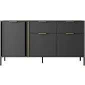 AX Living Modern Catanian 3T2S – Anthrazit Sideboard 153,1 cm Breite