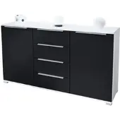 Vladon SIDEBOARD Linio Schwarz matt