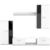 AX Living Hochwertige Wohnwand Formilo 240 cm – Modern & Weiß