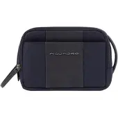 Piquadro Kulturbeutel Brief2 Beauty Case With Wide Opening Blu