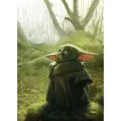 Komar Vliestapete "Digitaldruck Vlies - Mandalorian Grogu Acrylic - Größe 200 x 280 cm" bedruckt glatt Kinderzimmer