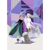 Overig Vliestapete "Digitaldruck Vlies - Frozen Abstract Arendelle - Größe 200 x 280 cm" bedruckt glatt Kinderzimmer