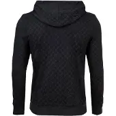JOOP! Herren Sweatjacke mit Allover-Print - Leisure, Hoodie Zip Front Jacket Schwarz / S