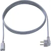 Bachmann 353.975 Zuleitung H05VV-F 3G1.0mm2 gr, 3,0m, Typ 30/35 C13 353975