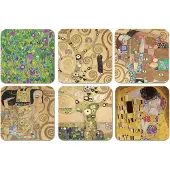 Bekking & Blitz Gustav Klimt Untersetzer 6 Stück