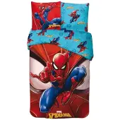 Javoli Spiderman Spiderman Bettbezug Einzel 140 x 200 cm - 65 x 65 cm