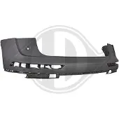 Diederichs Stoßfänger 1076055 hinten für Audi