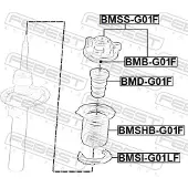 FEBEST Federbeinstützlager bmssg01f Vorderachse für BMW