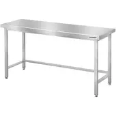 GOLDINOX Edelstahl-Arbeitstisch Bar 1500x500 mm mit Verstärkung PREMIUM -