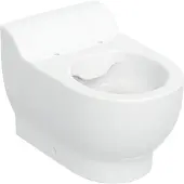 Geberit Stand-WC, Tiefspüler Bambini weiß KeraTect, für WC-Sitz