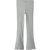 Name it Leggings - Rib - Noos - NkfNakal - Grey Melange - - 6 Jahre (116) - Leggings