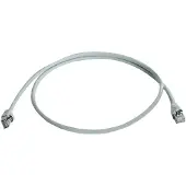 Telegärtner Patchkabel S/FTP, Cat.6A, LSOH, grau, 2,5 m