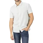 Riverso Leinenhemd Herren RIVCarlo Regular Fit Regular Fit Weiß XXL