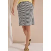 Cecil Minirock mit gestreiftem Seersucker-Look