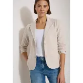 Cecil Jackenblazer mit Struktur in Unifarbe