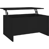 vidaXL Couchtisch Schwarz 80x55,5x41,5 cm Holzwerkstoff