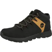 Timberland für Herren. TB0A6DQDEMJ1 Hohe Sneaker Mid Lace Up schwarz (44), Wohnung, Nobuck, Schnürsenkel, Lässig