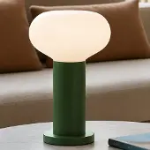 Aldex Design Tischlampe Flo , grün, für Wohn- / Esszimmer, Metall, Design, Tischlampe