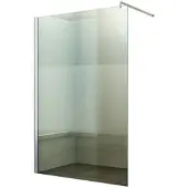 FA-Bausysteme Fischer und Adamek Duschabtrennung Walk-In Seitenwand Breite: 80 cm Glas: Teilsatiniert