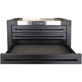 Baumarktplus Werkzeugkiste 4 Schubladen ca. 68 x 46 cm leer schwarz Aufsatz Werkzeugkasten grün