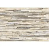 Komar Fototapete "Whitewashed Wood - Größe 368 x 254 cm" bedruckt glatt Wohnzimmer, Schlafzimmer