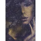 Komar Vliestapete "Vlies - Lace - Größe 184 x 248 cm" bedruckt glatt Wohnzimmer, Schlafzimmer