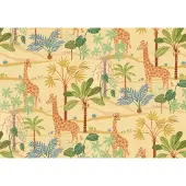 Komar Vliestapete "Digitaldruck Vlies - Giraffe Crew - Größe 400 x 280 cm" bedruckt glatt Kinderzimmer
