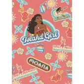 Komar Vliestapete "Digitaldruck Vlies - Moana Island Girl - Größe 200 x 280 cm" bedruckt glatt Kinderzimmer
