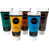 Pigment Art Acrylic Pigment Art Acrylfarbe natürliche Farben, 5x75ml