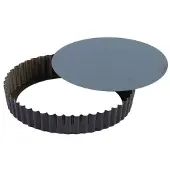 Gobel - Tortenform, rund, geriffelt - antihaftbeschichtet - Hebeboden - Ø22/20 cm H2,5 cm - 226422
