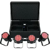 Chauvet DJ Freedom Par Q12 X4 kabelloses Akku-LED-Uplight-Kit (4er-Pack)
