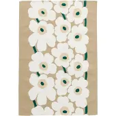 Marimekko - Unikko Geschirrtuch, sand / white / hay / emerald