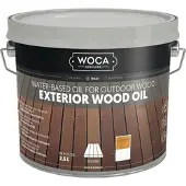Woca Exterior Holzpflegeöl mit UV-Schutz Holzöl für Außen 2,5, Grau