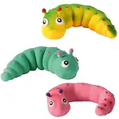 Eduplay squishy Spielzeug Würmer Set 6 Stück bunt Plüsch