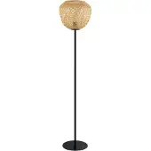 Eglo DEMBLEBY Stehleuchte Stehlampe Lampe - H150 x Ø32 cm - schwarz - 1X40W exkl. - IP20