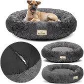 AIO Factory Shaggy lair 50 cm dunkelgrau abnehmbar Anti-Rutsch