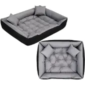 AIO Factory Hundebett ECCO Laufstall 130x105 cm wasserdicht grau