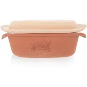 Orion Keramische Brotform mit Deckel, 33 cm