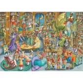 Ravensburger Mitternacht in der Bibliothek: 1000-teiliges Puzzle