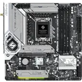 Asrock B760M Steel Legend WiFi, Intel, LGA 1700, Intel Core i5, Intel Core i7, Intel Core i9, DDR5-SDRAM, 128 GB, DIMM