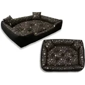AIO Factory Hundebett Laufstall 100x75 cm wasserdicht Goldknochen
