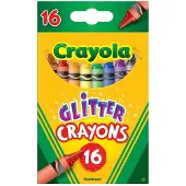 Crayola Glitter Crayons 16 pcs - 52-3716