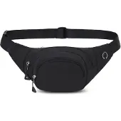INF Wasserdichte Gürteltasche für Outdoor-Aktivitäten Black