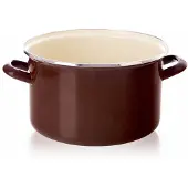 Orion BRAUNER Emaille-Topf 26 cm, 6,5 l