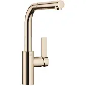 Dornbracht ELIO Einhebelmischer mit Pull-out-Funktion, Ausladung 235mm, 33840790-47, Farbe: Champagne