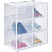 Relaxdays 6x Schuhboxen