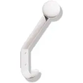 Hewi Garderobenhaken SERIE 477 172mm hoch, mit Kugel umbra