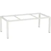 Müsing Base Tischgestell Aluminium Weiß
