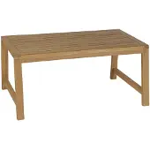 Miliboo - Rechteckiger Gartencouchtisch aus massivem Teakholz L100 cm SUNDA