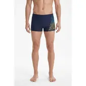 Speedo Badehose "PLMT ASHT AM", Herren, Gr. 8, N-Gr, blau, Obermaterial: 80% Polyamid, 20% Elasthan, Badehosen Badehose, mit langlebiger Elastizität, aus Eco EnduraFlex-Material, Topseller